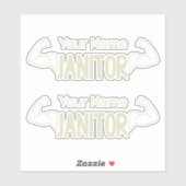 Sticker Directeur De L'Installation De Conception De Confé (Feuille)