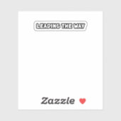 Sticker Diriger le processus d'innovation des leaders visi (Feuille)