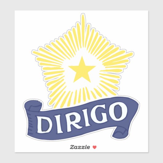 Sticker Dirigo Decal (Feuille)