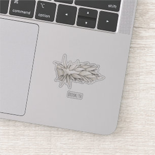 Sticker Dirona albolineata nudibranche dessin animé