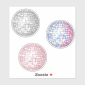Sticker Disco Balls (Feuille)