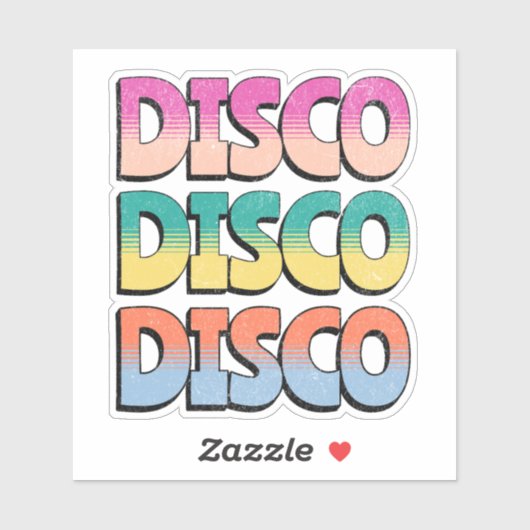 Sticker Disco Music (Feuille)