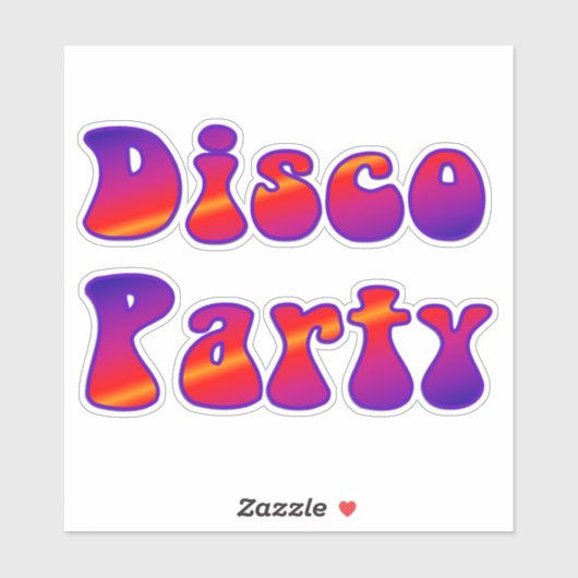 Sticker Disco Party 2 (Feuille)