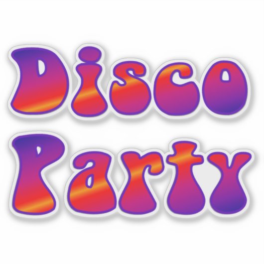 Sticker Disco Party 2 (Devant)