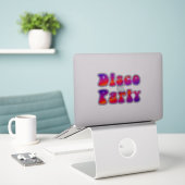 Sticker Disco Party 2 (Ordinateur portable sur le bureau)