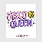 Sticker Disco queen (Feuille)