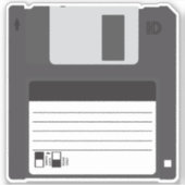 Sticker Disque disquette (Devant)