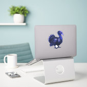 Sticker Distopian Turquie Thanksgiving Design Classique T- (Ordinateur portable sur le bureau)