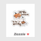 Sticker Distressed Spooky Season (Feuille)