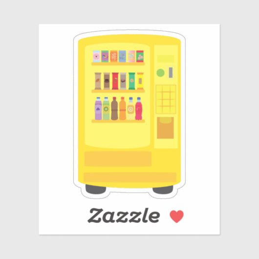 Sticker Distributeur automatique (Feuille)