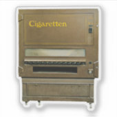 Sticker Distributeur de cigarettes vintage (Devant)