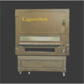 Sticker Distributeur de cigarettes vintage (Devant)