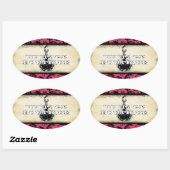 Sticker Diva Mode Orange Retro Dots (Feuille)