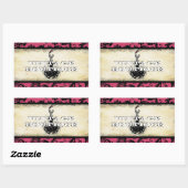 Sticker Diva Mode Orange Retro Dots (Feuille)