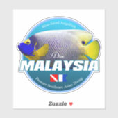 Sticker Dive Malaysia DD2 (Feuille)