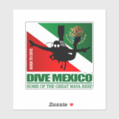 Sticker Dive Mexico DF2 (Feuille)
