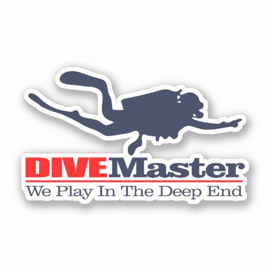 Sticker DIVEMaster (Devant)