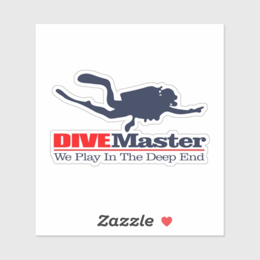 Sticker DIVEMaster (Feuille)