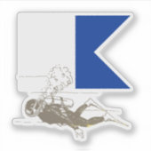 Sticker Diver Down (Devant)