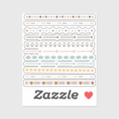 Sticker Dividers tiny latte sheet (Feuille)