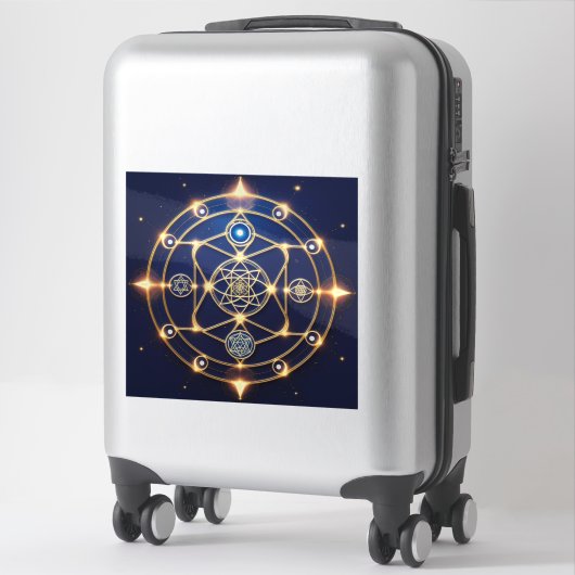 Sticker Divine Radiance – 5: Illuminated Universal Energy (Sur valise)