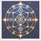 Sticker Divine Radiance – 5: Illuminated Universal Energy (Feuille)