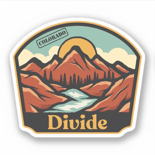 Sticker Diviser, Colorado (Devant)
