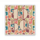 Sticker Dix ans 1950 (Devant)