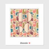 Sticker Dix ans 1950 (Feuille)