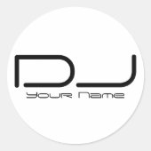 Sticker DJ (Devant)