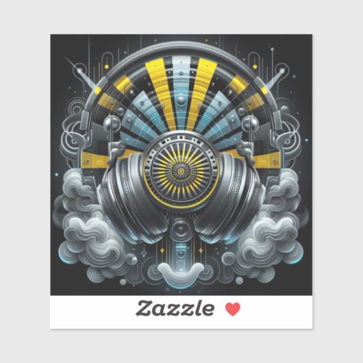 Sticker DJ (Feuille)