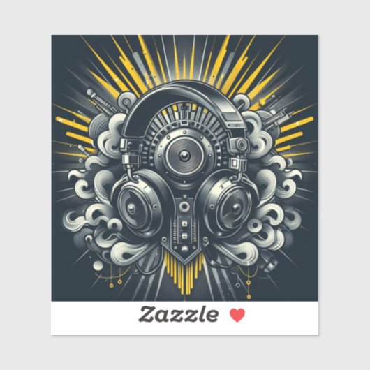 Sticker DJ (Feuille)