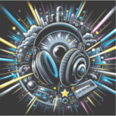 Sticker DJ (Devant)