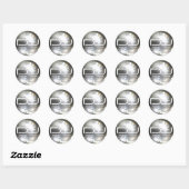 Sticker DJ Disco Ball (Feuille)