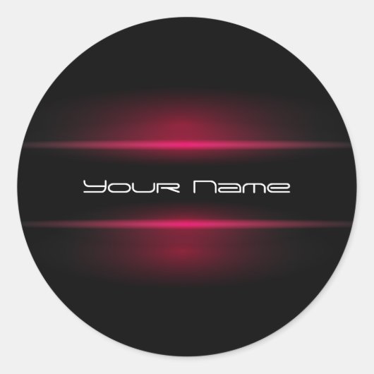 Sticker DJ élégant (Devant)