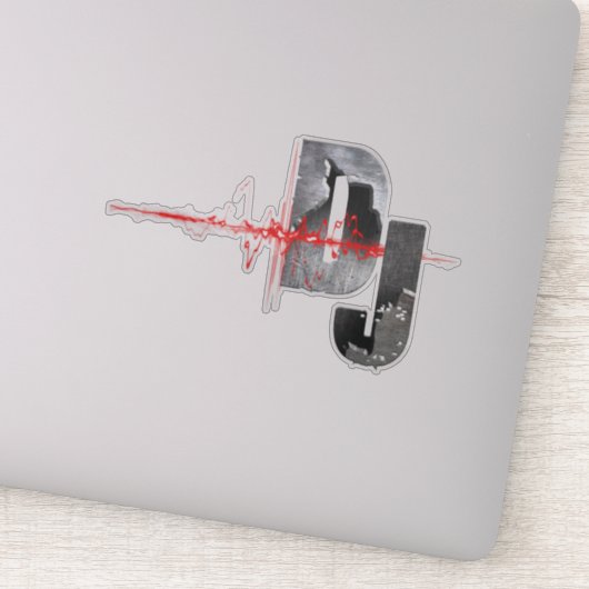 Sticker DJ. Ressentez la musique (Détail)