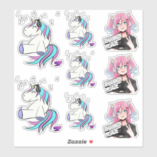 Sticker DJ Rhiannon Jade logo pack vinyle autocollant/deca