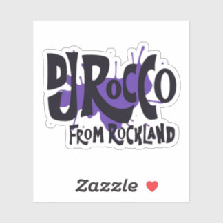 Sticker DJ Rocco From Rockland logo