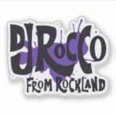 Sticker DJ Rocco From Rockland logo (Devant)