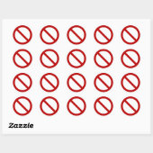 Sticker do-it-yourself "Ban" (Feuille)