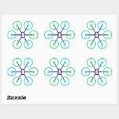 Sticker do-it-yourself Drone HexaX (Feuille)