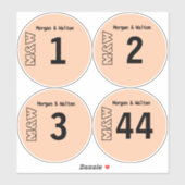 Sticker do-it-yourself Vinyl Enregistrer N'Importe Quel St (Feuille)