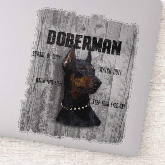 Sticker Doberman (Détail)