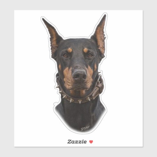 Sticker Doberman Pinscher (Feuille)