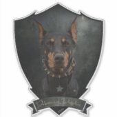 Sticker Doberman Pinscher (Devant)