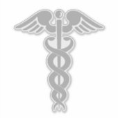 Sticker Docteur Caduceus Grey (Devant)