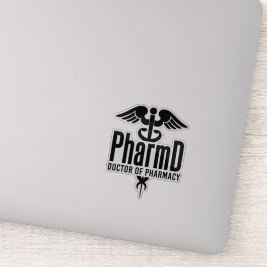 Sticker Docteur en pharmacie PharmD (Détail)