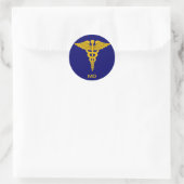 Sticker Docteur Médicale Caduceus (Sac)