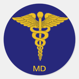 Sticker Docteur Médicale Caduceus