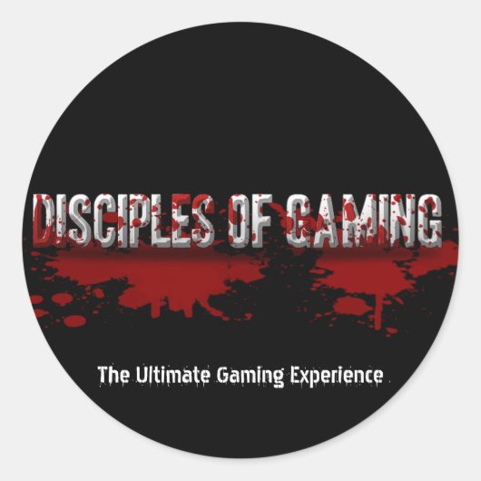 Sticker DoG Bloodsplatter (Devant)